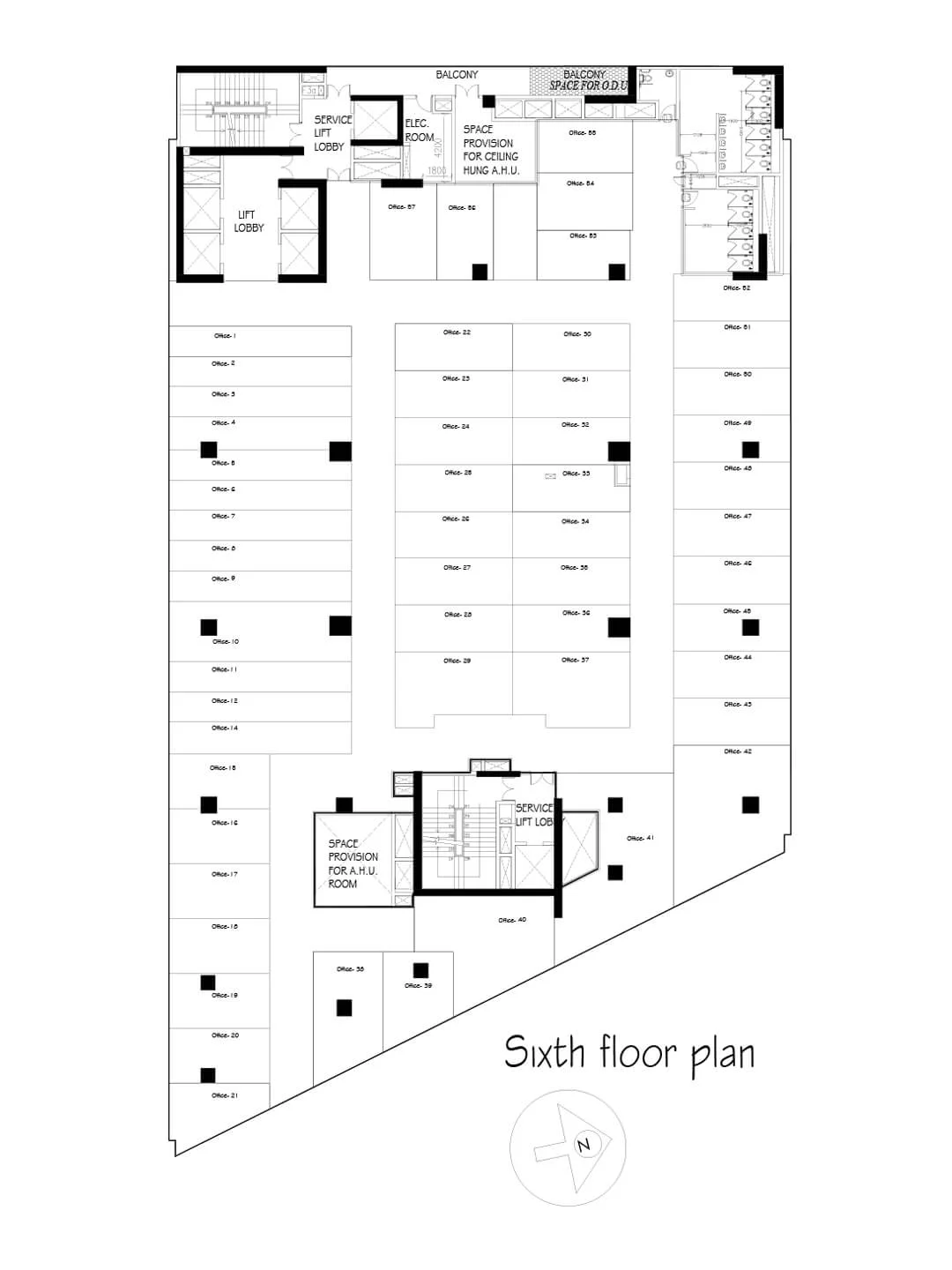 sixth Floor Plan