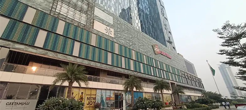 Ground floor retail shops on road