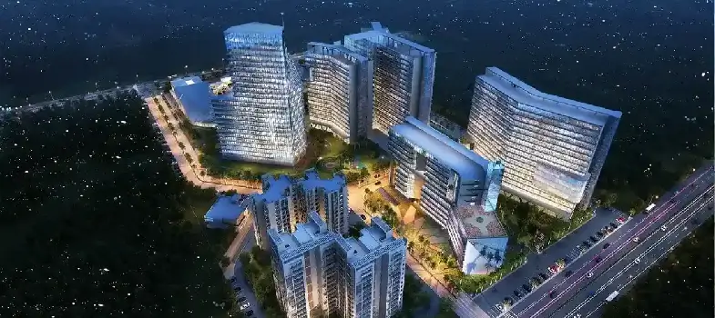 Aipl joy district sector 88 new project drone artistic view