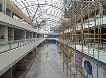 Inside hall view of the project