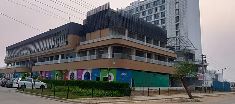 AIPL Joy Square View from 84 meter wide road